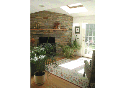 Custom Stone Fireplace