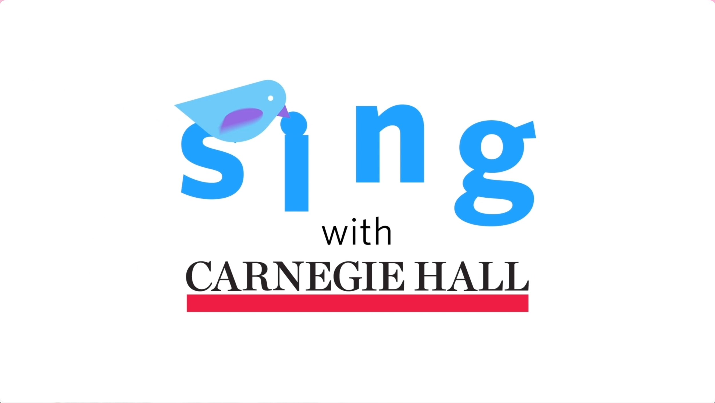 Sing with Carnegie Hall