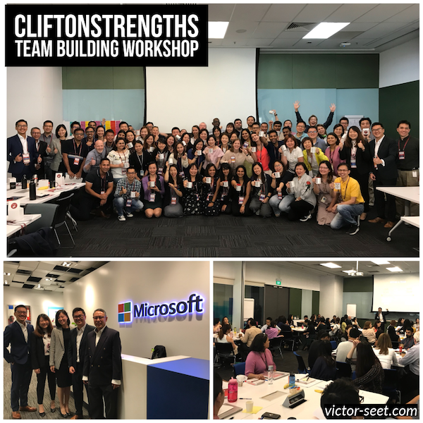 CliftonStrengths Team Building Workshop - Microsoft Operations Regional Leadership Team, Singapore
