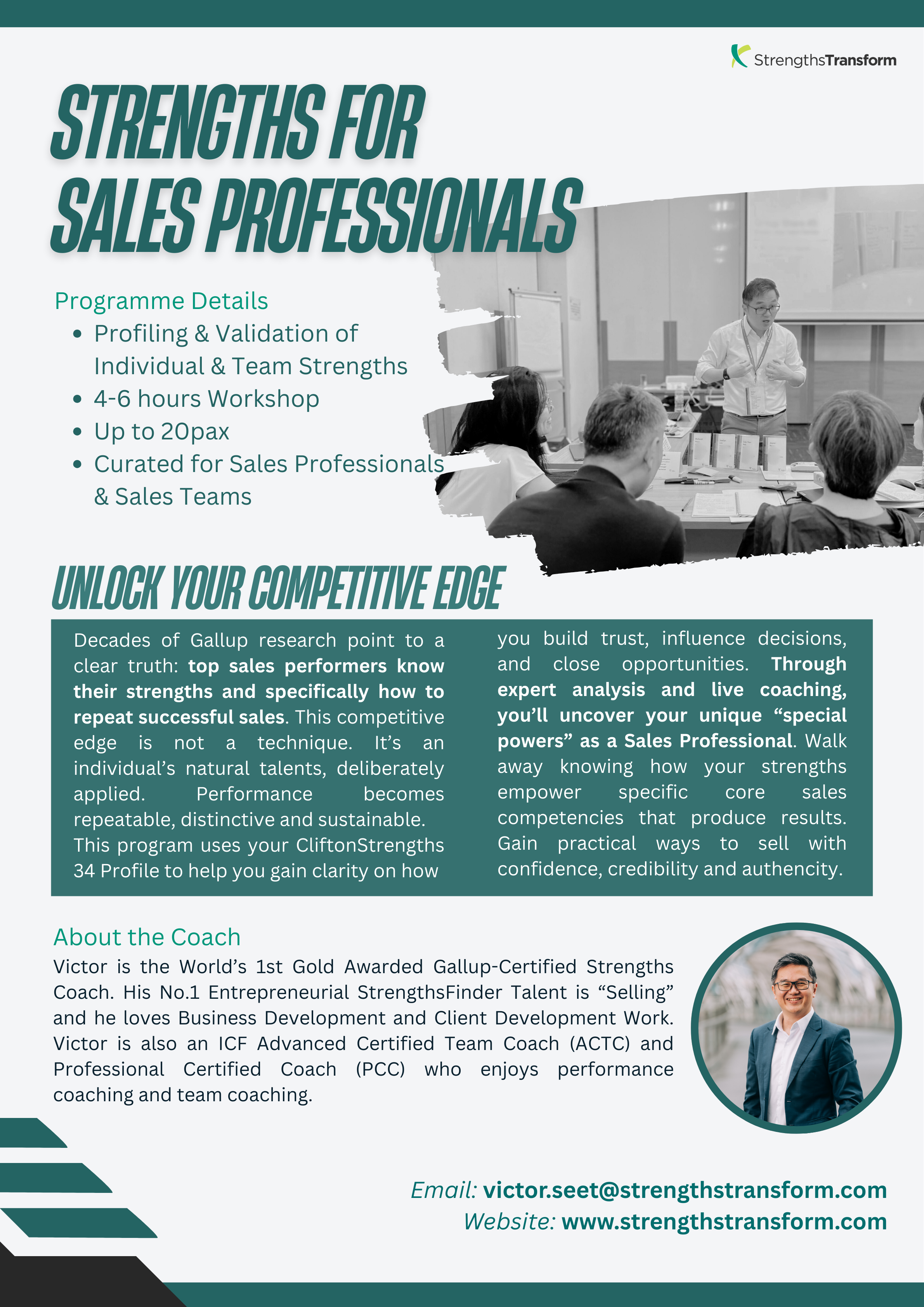 Salis Program Strengths-Based Selling Program Singapore | CliftonStrengths for Sales ...