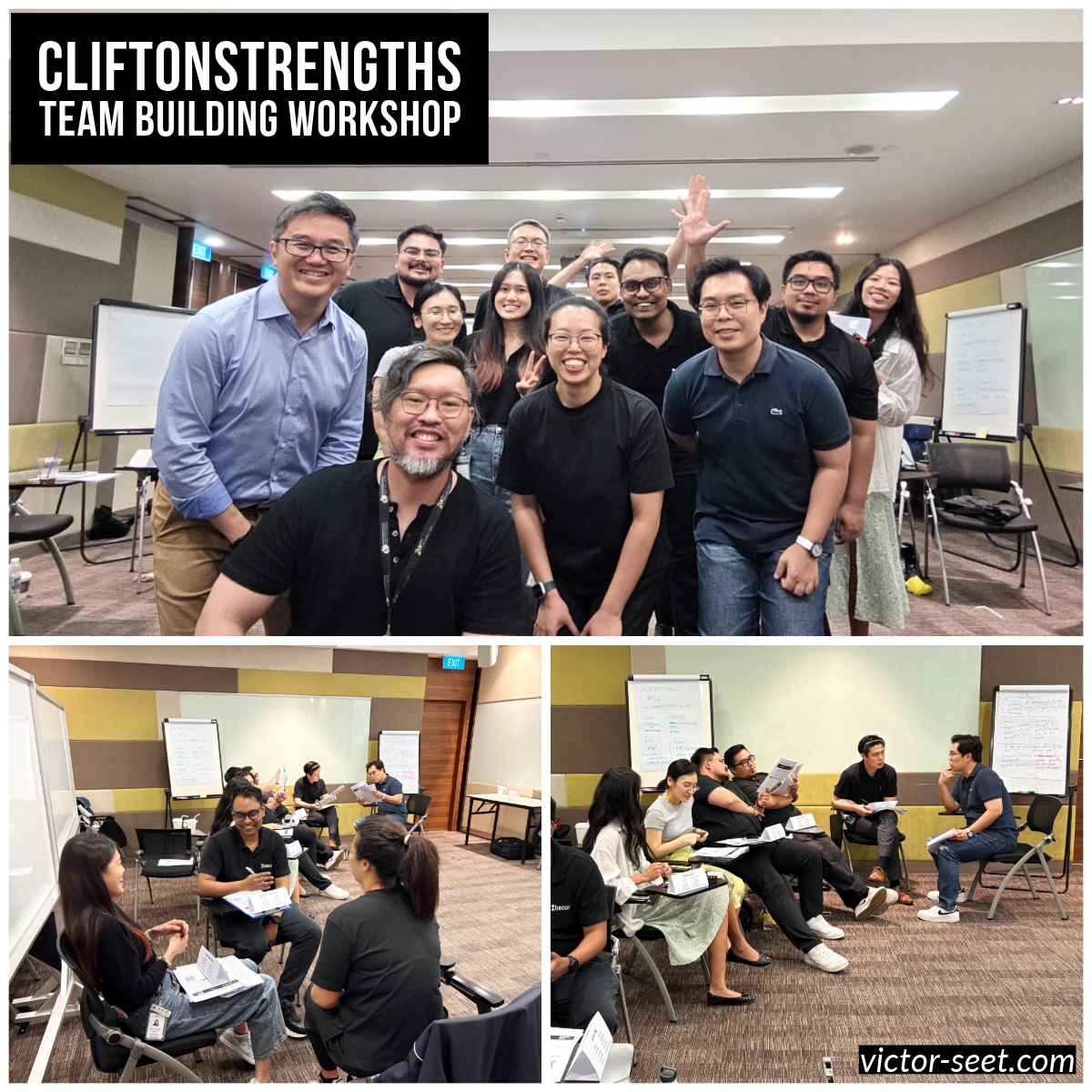 CliftonStrengths Team Building Workshop for SGH Singapore Crisis Planning Team - Victor Seet
