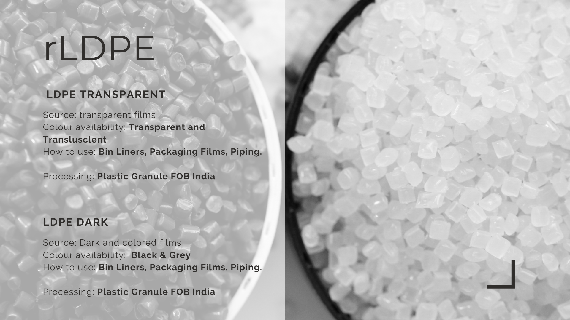 Procure sustainable packaging Plastics For Change