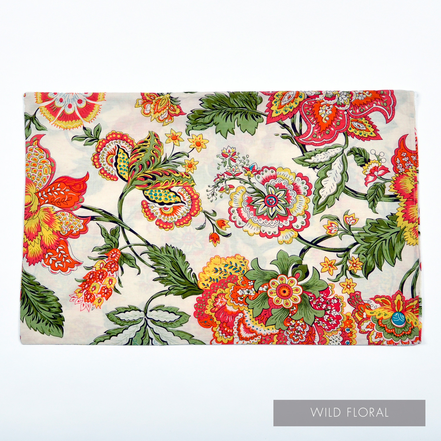 Wild Floral Pillowcase