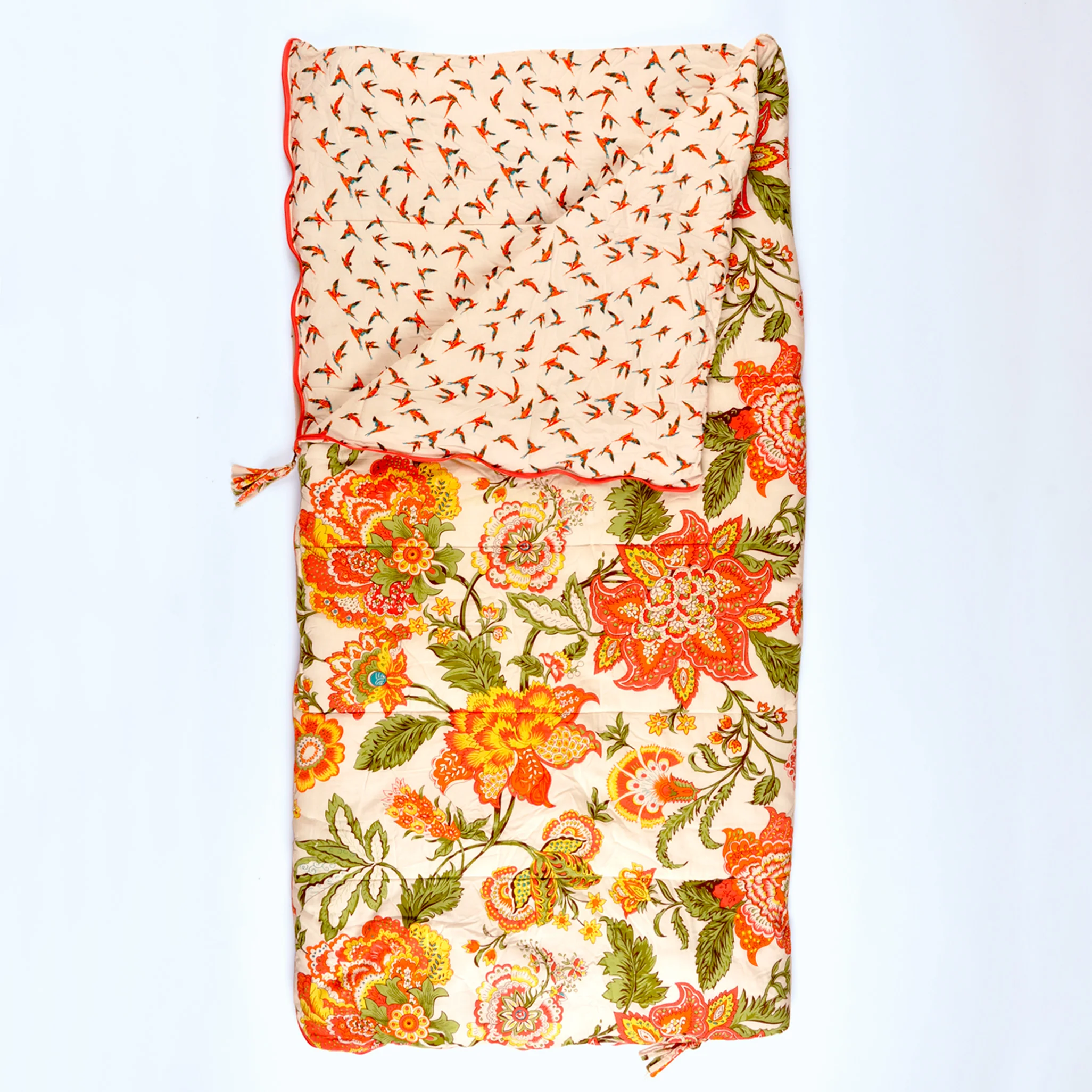 floral sleeping bag