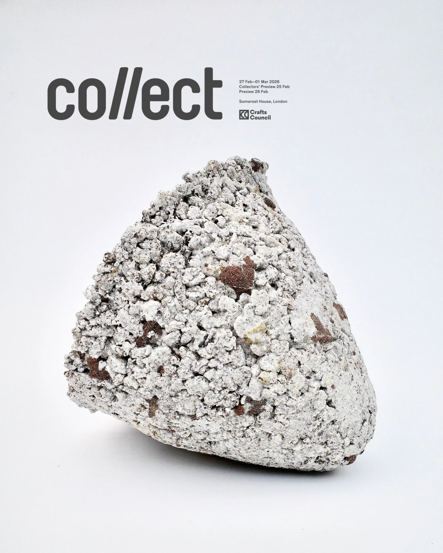 &lsquo;Stones I&rsquo;, made in EKWC @ekwc_oisterwijk , will be exhibited with @countyhallpottery at @collectartfair next week, presented by @craftscouncil . 
-
27 Feb - 1 Mar 202
Collectors&rsquo; Preview 25 Feb
Preview 26 Feb

Thu 26 Feb - 11am-9pm