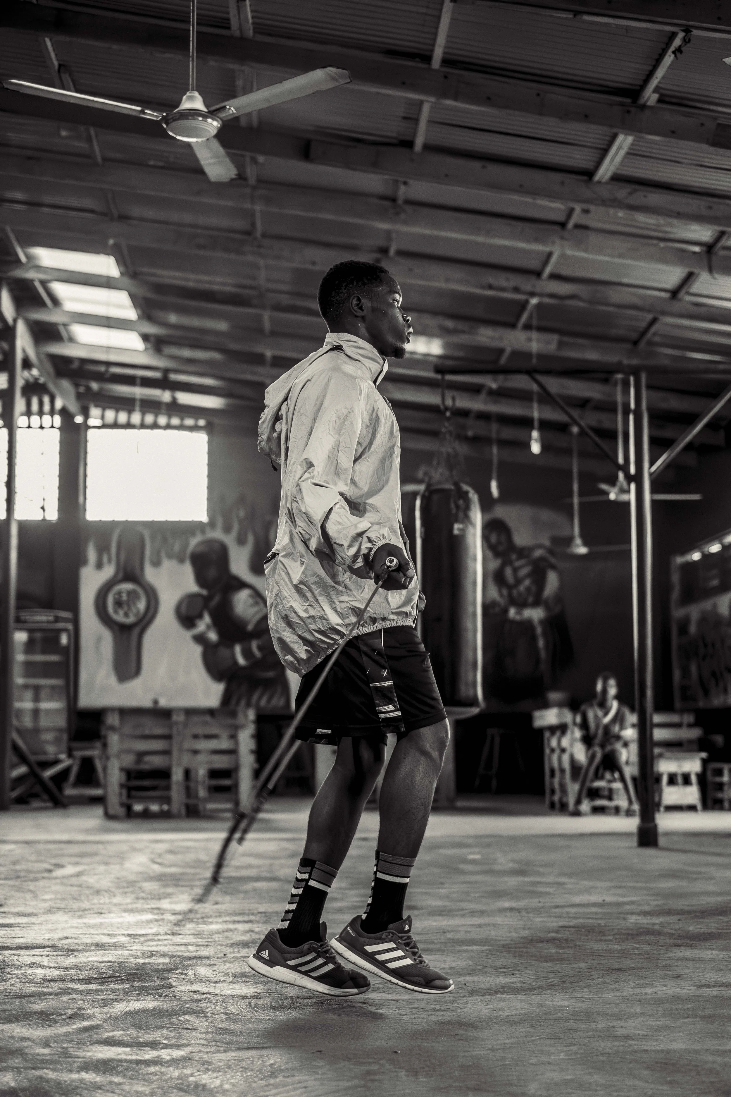"J'ai la certitude que j'y arriverai en tant que boxeur, un jour je serai aussi grand que Manny Pacquiao et comme lui j'aiderai les autres, c'est ça mon rêve." 'I am certain that I will succeed as a boxer. One day, I will be as great as Manny Pacquia