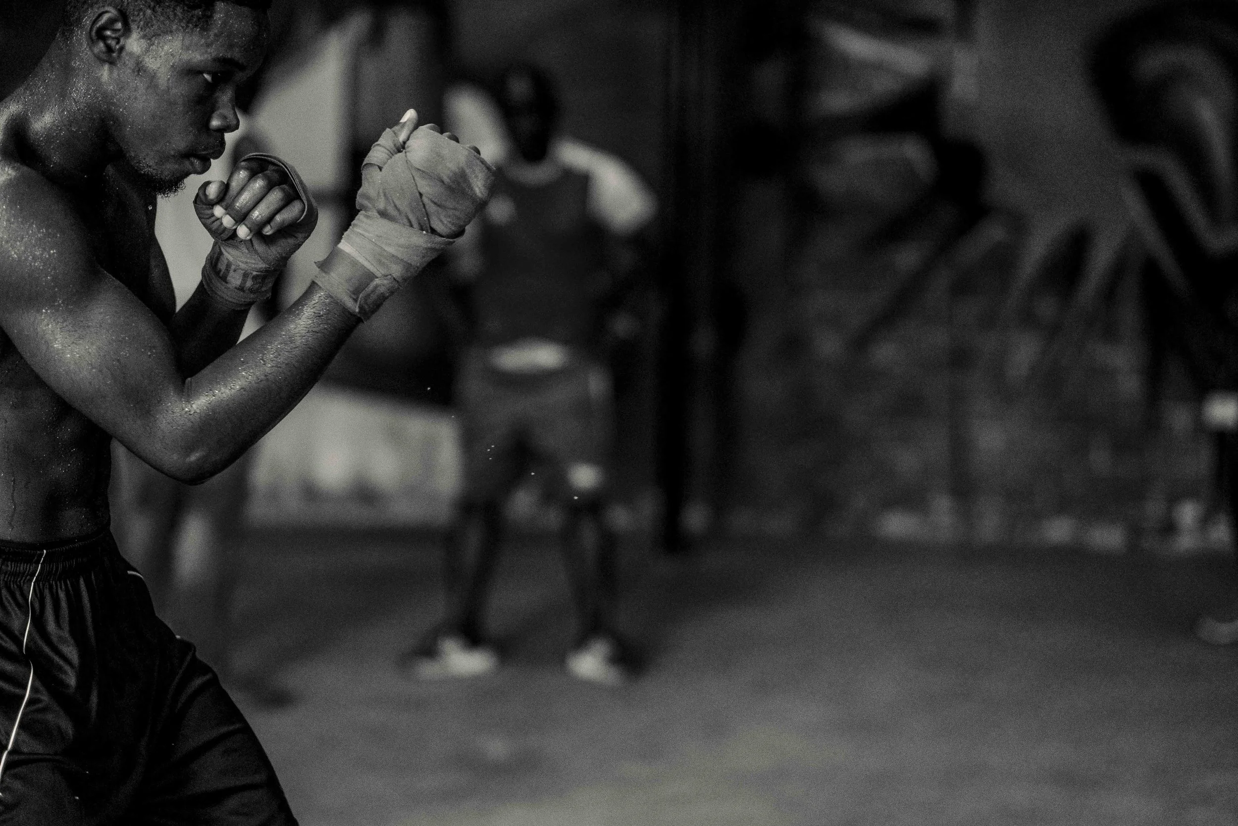 "Ça fait 3 ans que je suis ici, j'ai un peu d'aide de mon père malgré qu'il n'ait pas de travail. Il fait ce qu'il peut pour m'aider à accéder au Titre. Il croit en moi et qu'un jour, si j'atteins le sommet, je puisse aider la famille et ceux que j'a