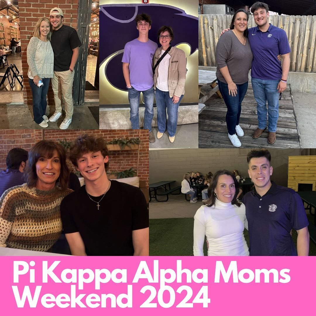 Behind every great son stands an even greater mother. At Pi Kappa Alpha, we&rsquo;re incredibly thankful for all the mothers whose love and support made this weekend possible. Here&rsquo;s to you, Moms❤️