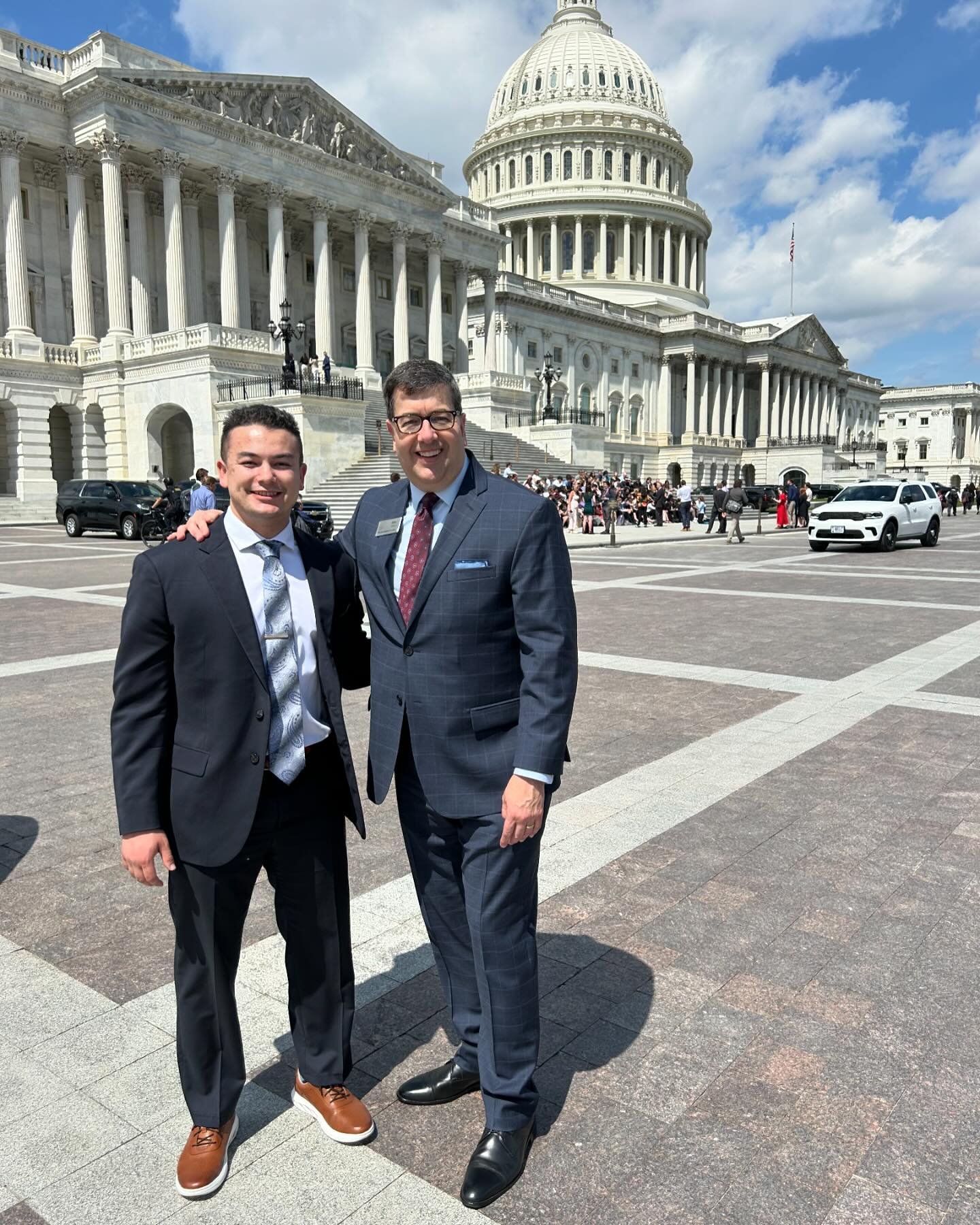 Earlier this month, Sean Hoffmans (Fall &lsquo;21) and Immediate Past International President and Alpha Omega Alumni Mike Riley (1984 Initiate) had the opportunity to represent the Pi Kappa Alpha International Fraternity on Capitol Hill in Washington