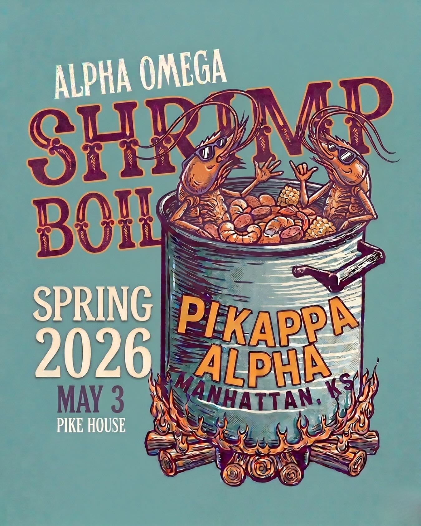 Our annual shrimp boil is at 12pm at the Pike house. We will host a 3v3 basketball tournament and the winning team with each get a JBL speaker. All rushes are invited!