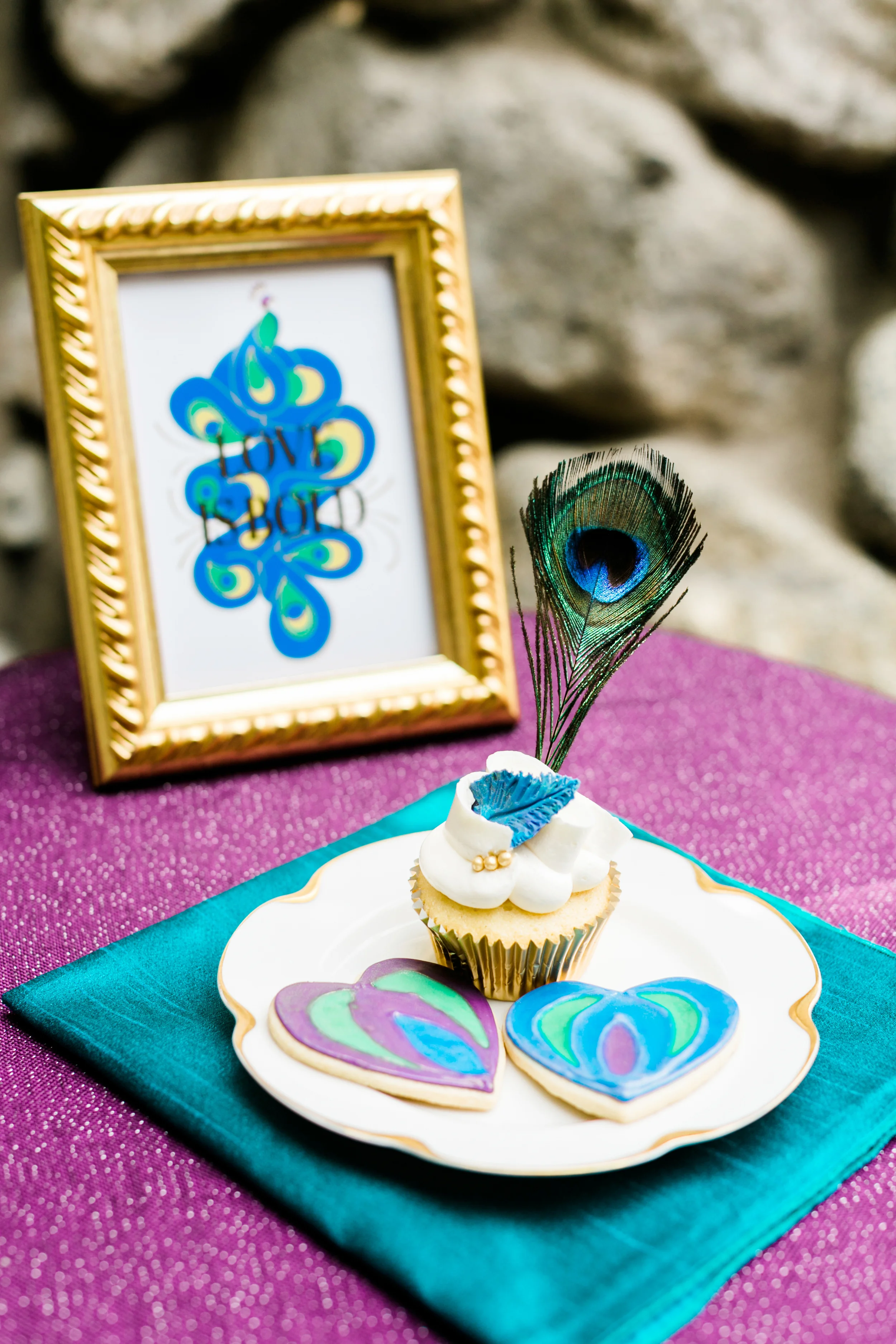 skyboxeventproductions.com | Peacock Inspired Engagement Party Ideas | Skybox Event Productions Wedding and Event Planning | Sarina Love Photography | Los Angeles and Southern California Party Design