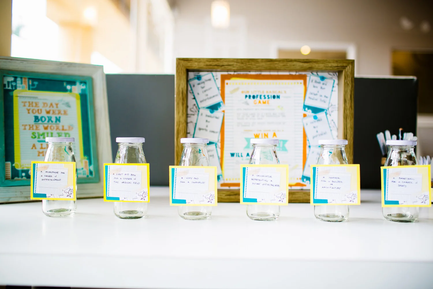 skyboxeventproductions.com | 1st Birthday Party at Chubby Cheek Cafe with Orange, Blue, Yellow, and Green Details | Skybox Event Productions | Conrad Lim Photography | Southern California Birthday Party Planning and Design 