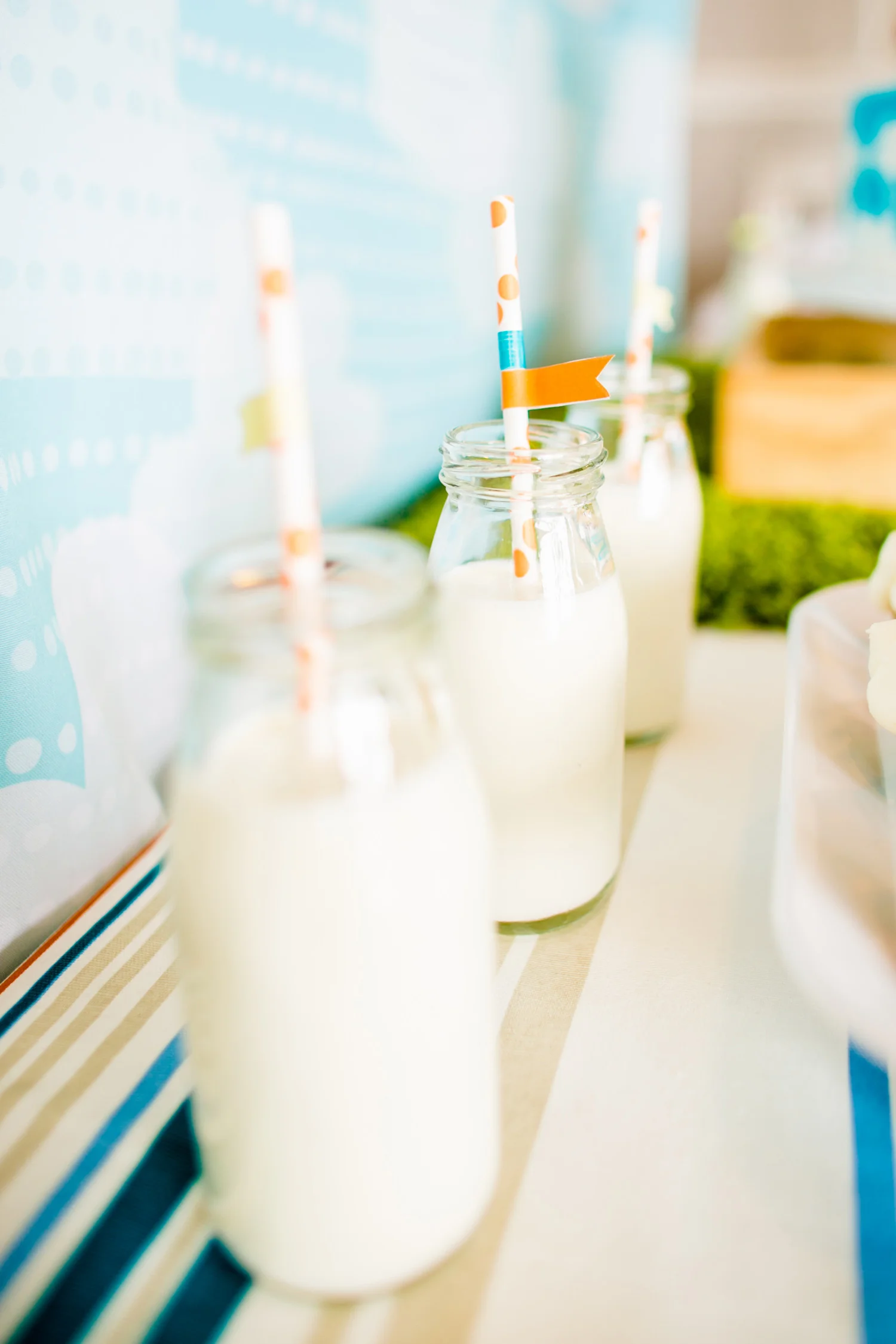  skyboxeventproductions.com | 1st Birthday Party at Chubby Cheek Cafe with Orange, Blue, Yellow, and Green Details | Skybox Event Productions | Conrad Lim Photography | Southern California Birthday Party Planning and Design 