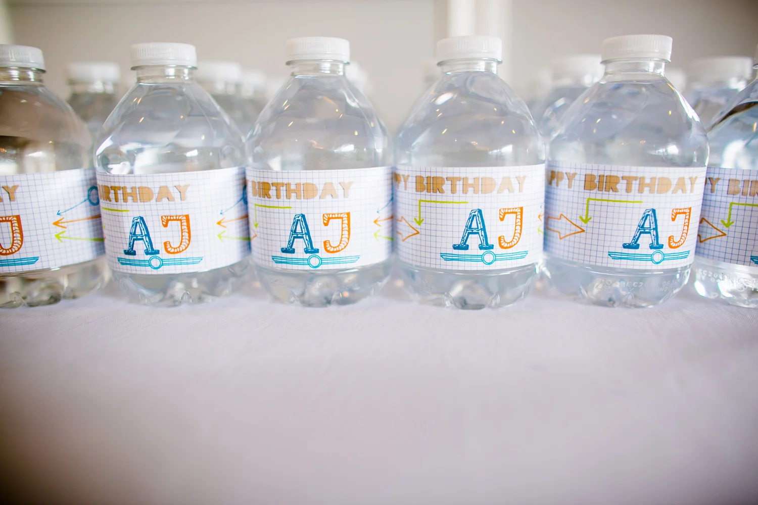 skyboxeventproductions.com | 1st Birthday Party at Chubby Cheek Cafe with Orange, Blue, Yellow, and Green Details | Skybox Event Productions | Conrad Lim Photography | Southern California Birthday Party Planning and Design 