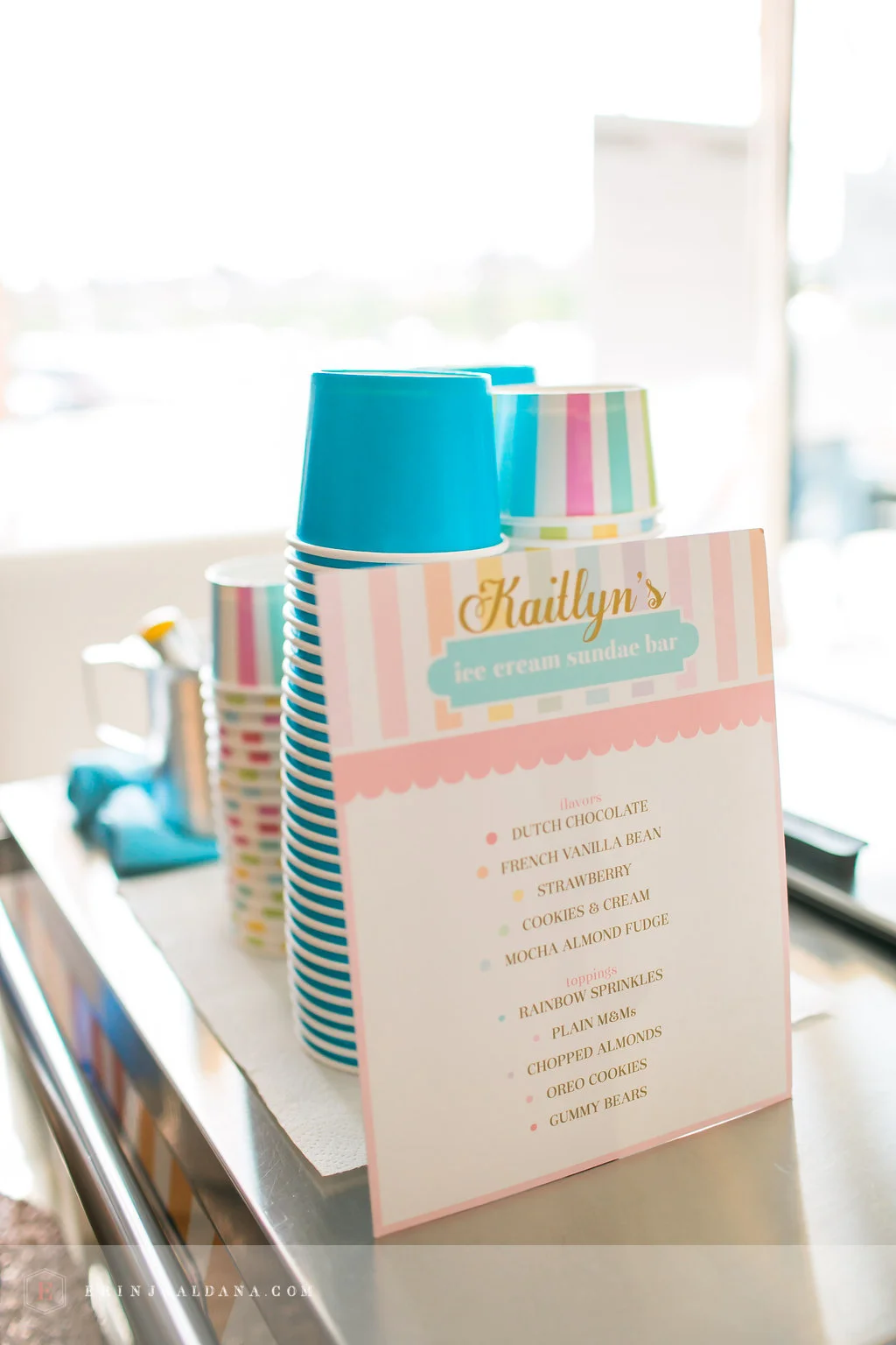  skyboxeventproductions.com | Chubby Cheek Cafe 1st Birthday Party with Pink and Mint Green Details | Skybox Event Productions | Erin J Saldana Photography | Los Angeles Birthday Party Planning and Design 