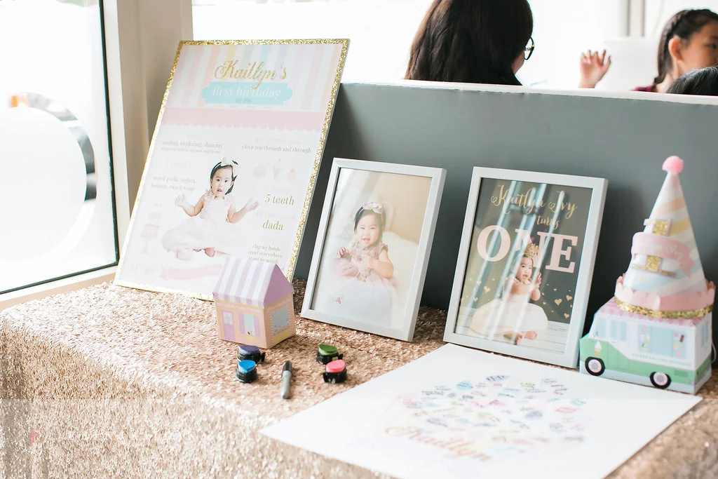  skyboxeventproductions.com | Chubby Cheek Cafe 1st Birthday Party with Pink and Mint Green Details | Skybox Event Productions | Erin J Saldana Photography | Los Angeles Birthday Party Planning and Design 
