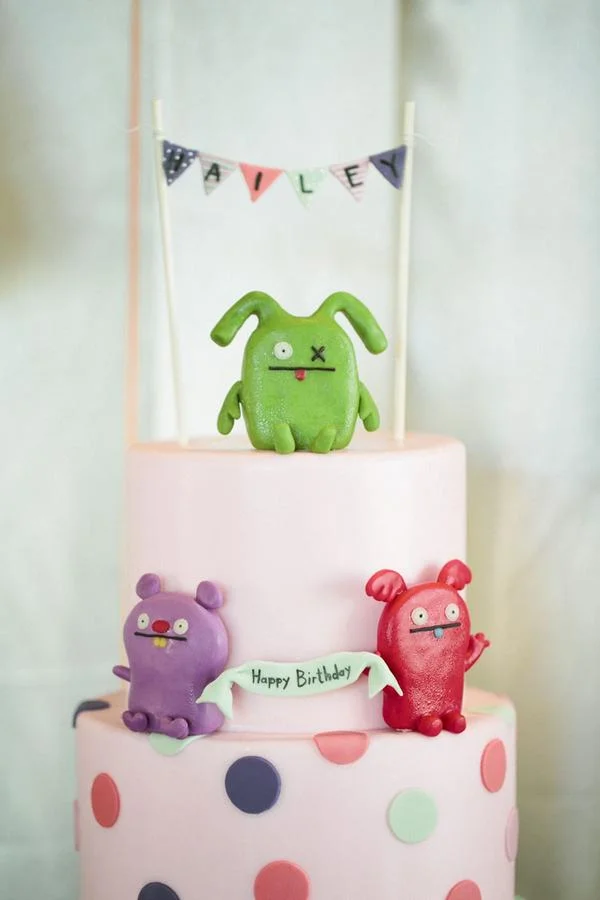  skyboxeventproductions.com | Ugle Dolls 1st Birthday Party with Purple, Pink and Mint Green Details | Skybox Event Productions | Caroline Tran Photography | Los Angeles Birthday Party Planning and Design 