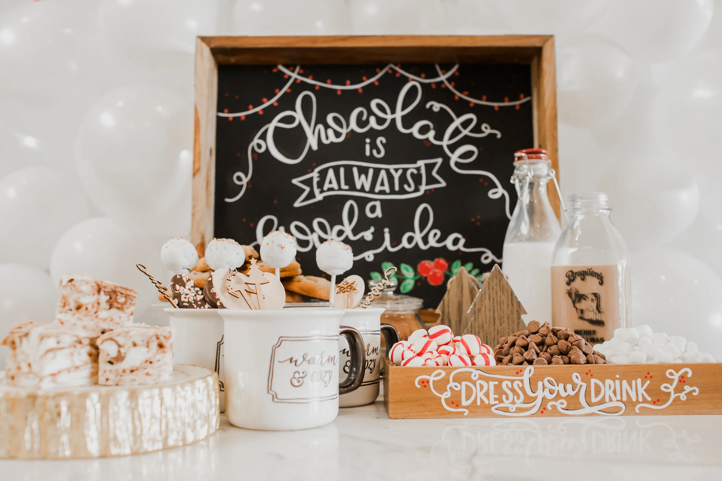  skyboxeventproductions.com | Winter Party Inspiration &amp; Hot Chocolate Bar | Simply Adri Photography | Skybox Event Productions | Los Angeles Event Planning and Design | Bonjour Fete 