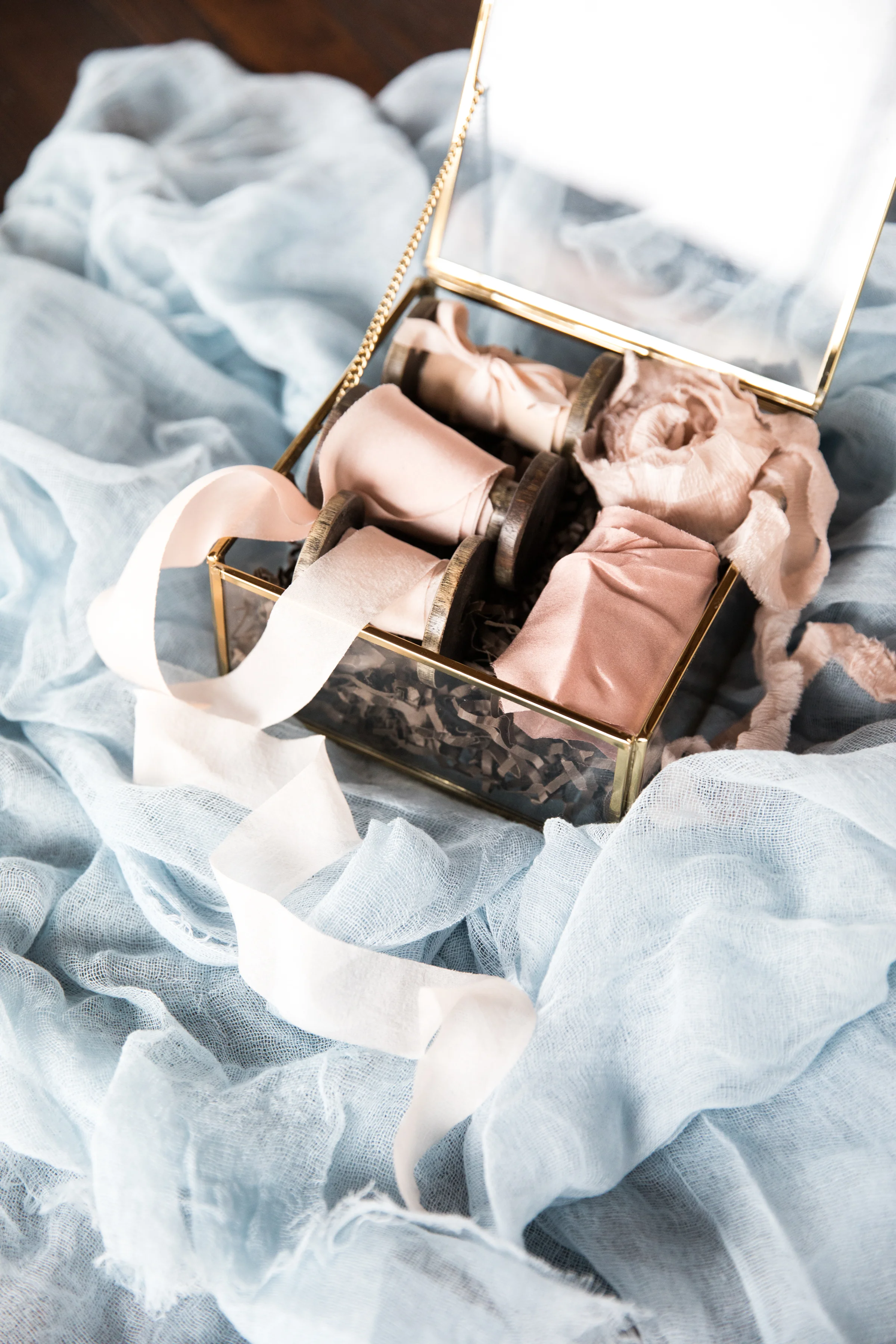  skyboxeventproductions.com | Product Shoot | Christine Chang Photography | Skybox Event Productions | Los Angeles Event Planning and Design | Prop Stylist | Dyed Silk Ribbons 