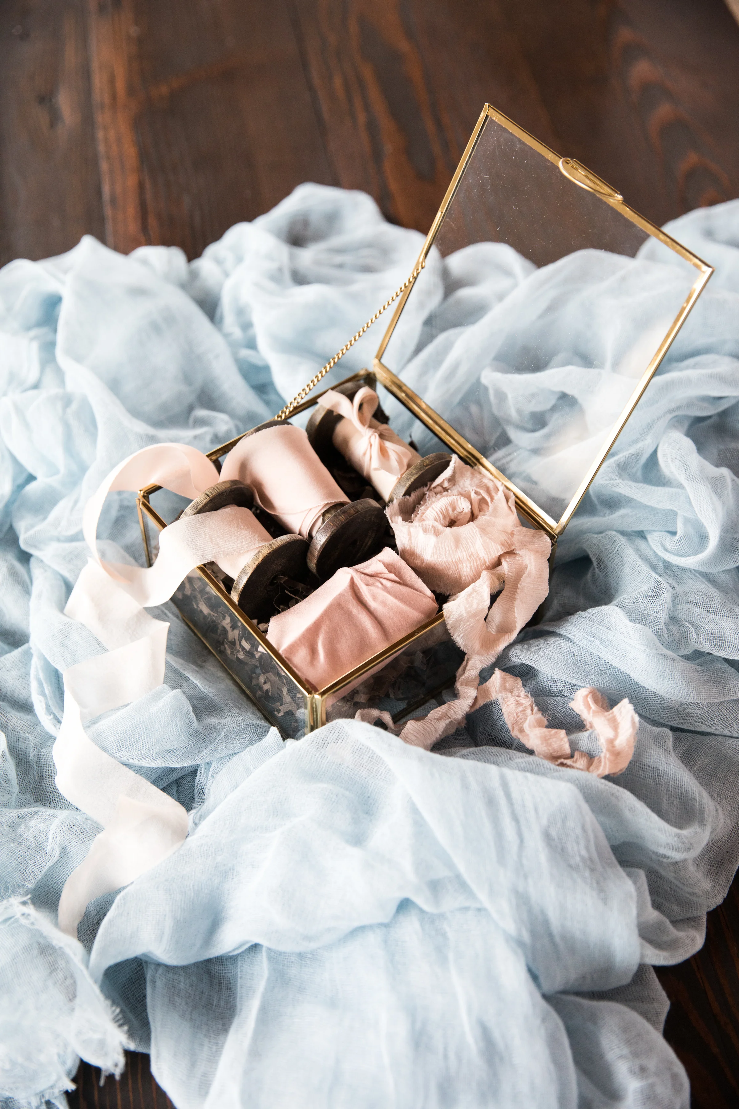  skyboxeventproductions.com | Product Shoot | Christine Chang Photography | Skybox Event Productions | Los Angeles Event Planning and Design | Prop Stylist | Dyed Silk Ribbons 