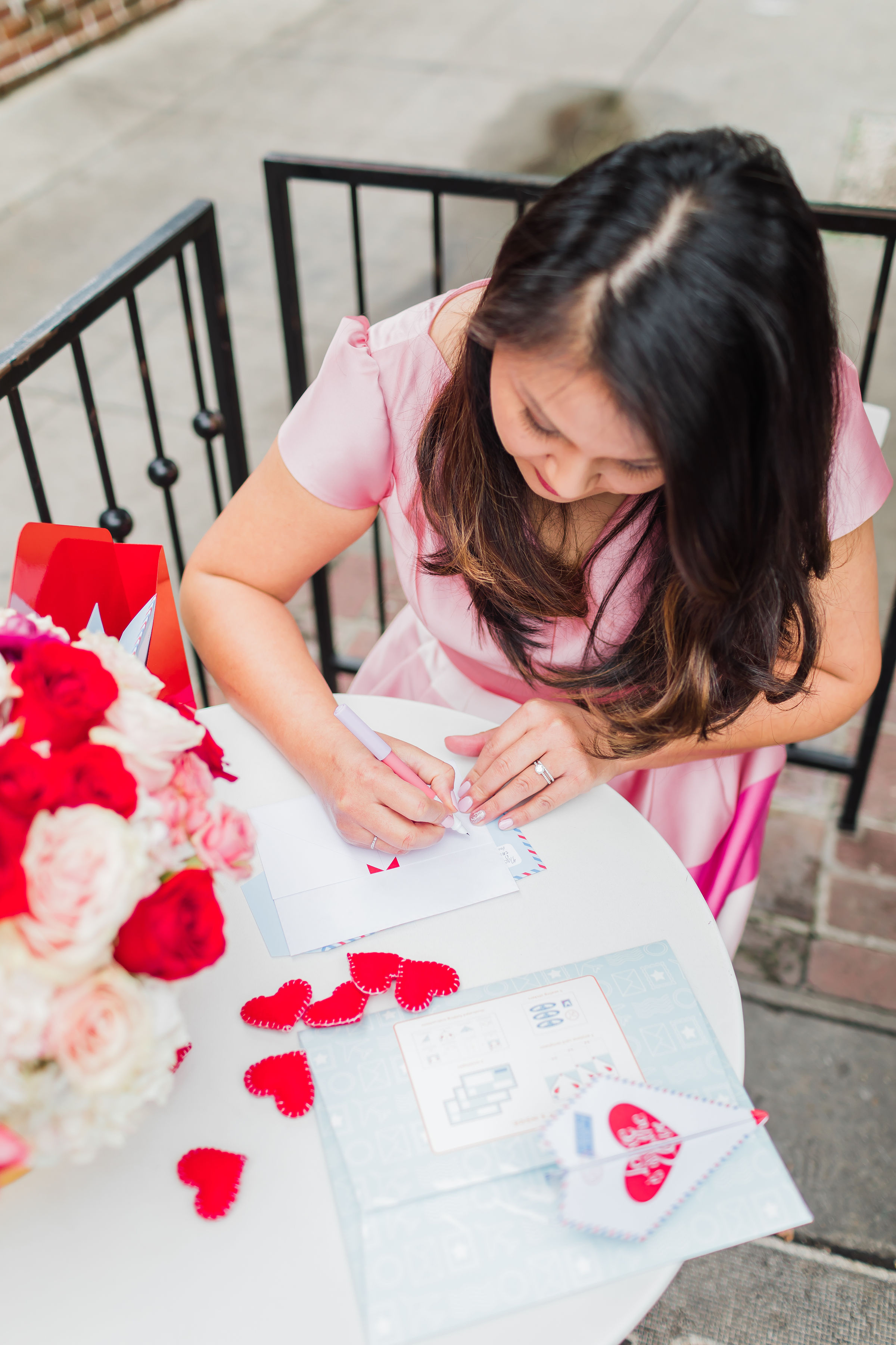  skyboxeventproductions.com | Skybox Event Productions | Lifestyle Shoot | Photos by Simply Adri Photography | Los Angeles Event Planning and Design | Valentine’s Day | Airmail | Shoot location Melrose Avenue 