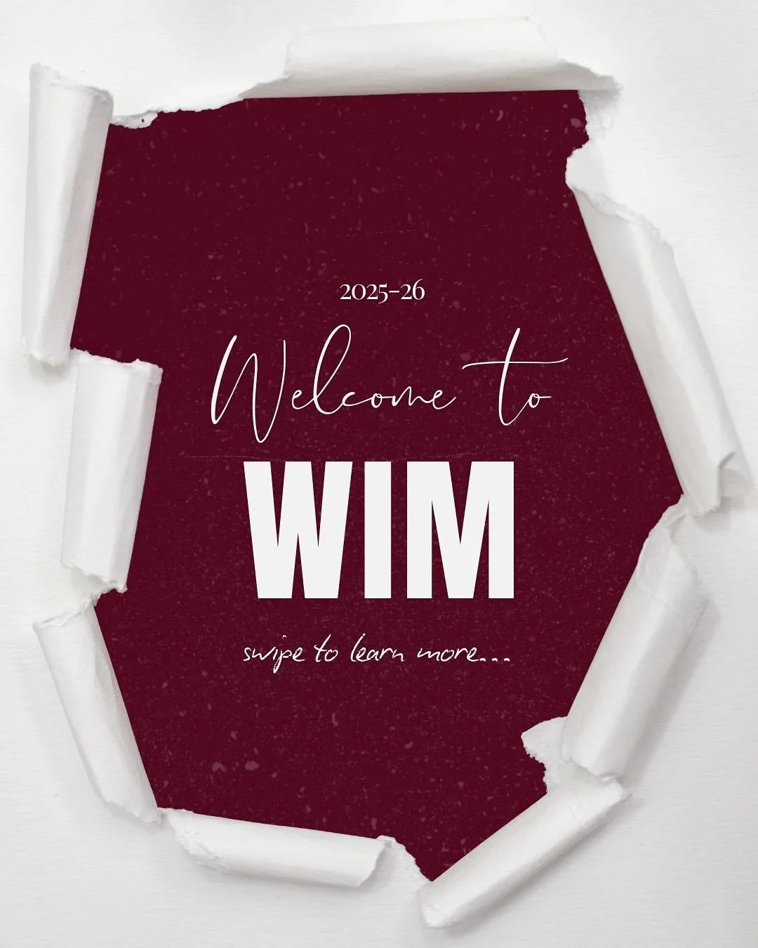 Welcome to WIM 2025-26!

Visit us during clubs week at Chrominska Hall from Sept. 16-18th, 9:00 AM - 2:00 PM.

Ask our executives any questions regarding WIM, and how you can get involved this year!