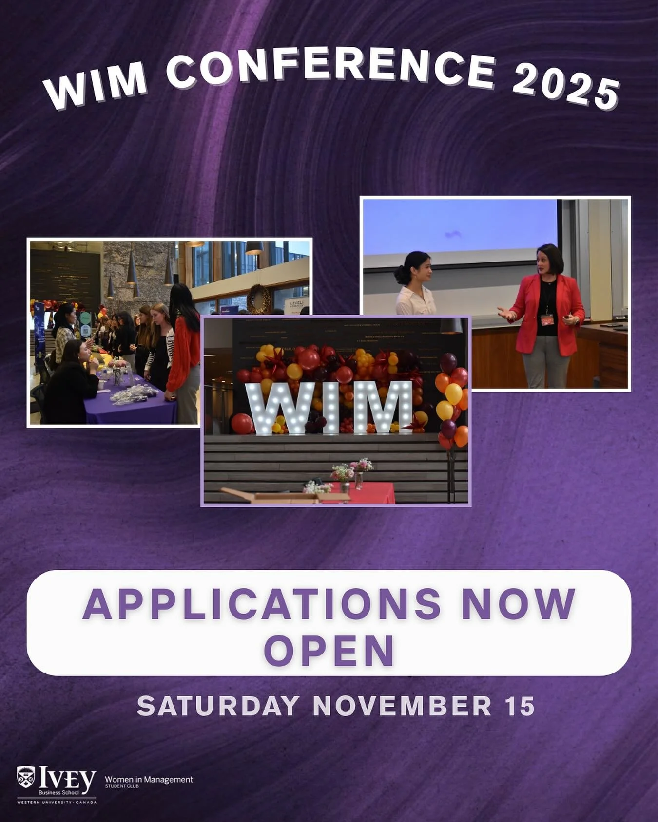 Applications for the 2025 WIM Conference are NOW OPEN!! Apply using the LINK IN BIO🖇️

Don&rsquo;t miss out the AMAZING opportunity to connect with industry leaders, gain actionable insights, and step into the next chapter of your journey⚡️

Join us