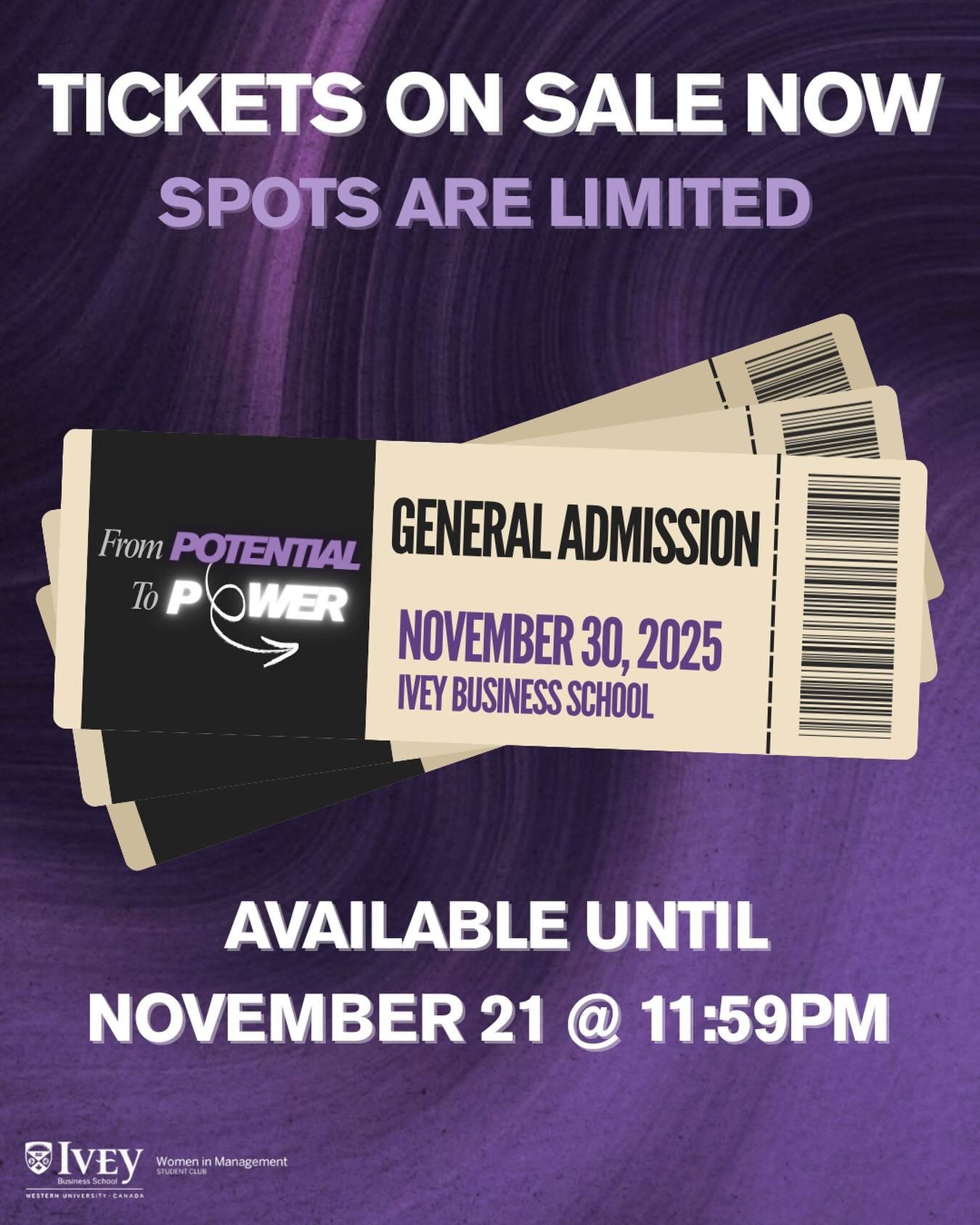 One more day to buy your Conference Ticket🎟️ Spots are almost filled up, so make sure to buy your ticket ASAP!

🖇️Purchase now using the link in our bio