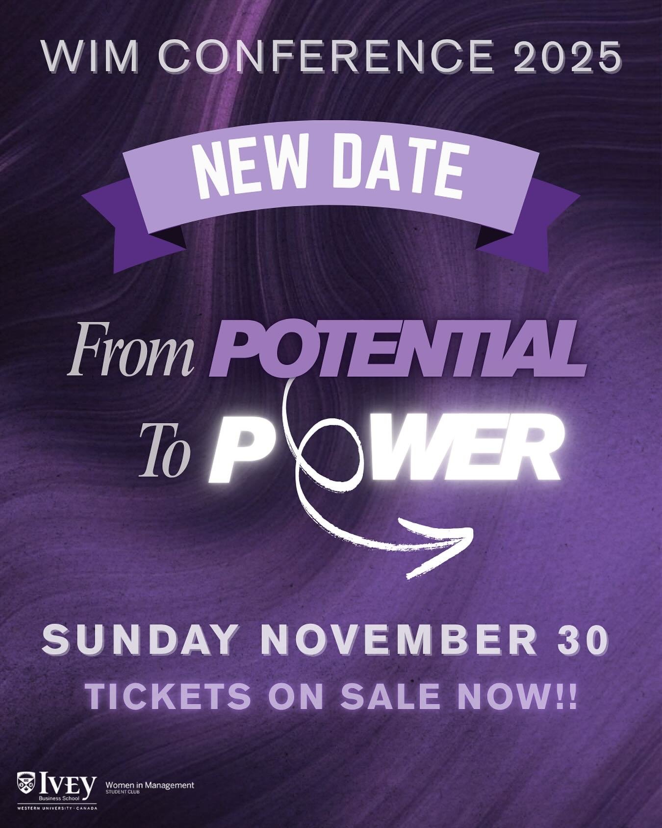 IMPORTANT CONFERENCE UPDATE‼️

The From Potential To Power Conference will now be taking place on Sunday November 30th!! Tickets can be found using the link in our bio - Spots are limited so buy yours ASAP⭐️

Get ready for an amazing day!!