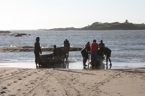 马达加斯加可持续的龙虾捕捞