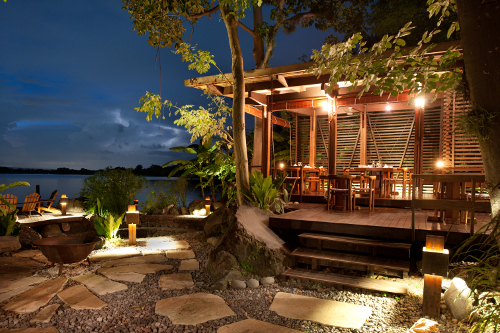 Jicaro Island Ecolodge - dining area