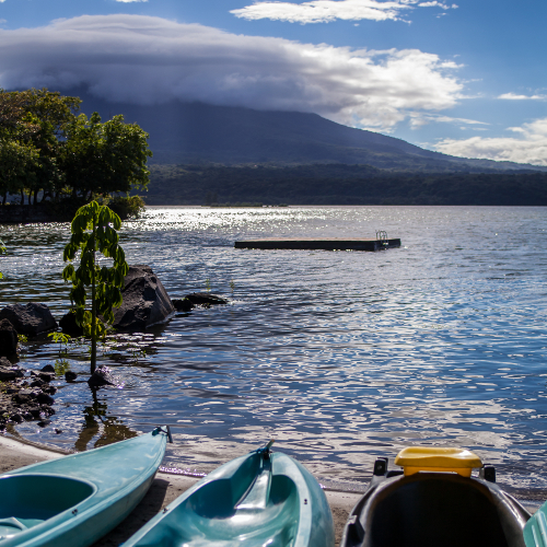 Jicaro Island Ecolodge kayak Lake Nicaragua