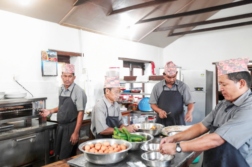 Copy of Nepal Tiger Mountain Pokhara Lodge - Kitchen Cook Team