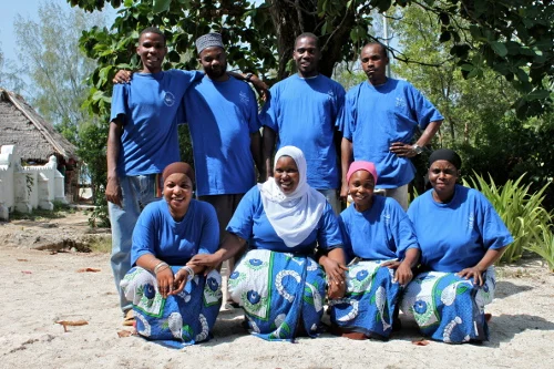 Chumbe Island Tanzania housekeeping maintenance staff