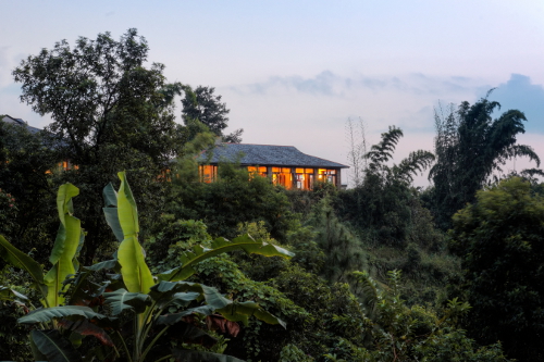 Nepal-Tiger-Mountain-Pokhara-Lodge-Dining Room in Evening-500x333.jpg