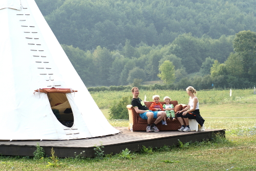 Linden Tree Retreat Ranch family tipi