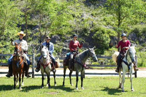 Guests horse ride - groups welcome