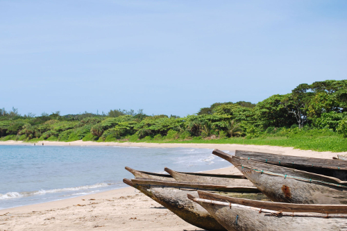 马达加斯加圣吕斯海滩上的皮洛格人