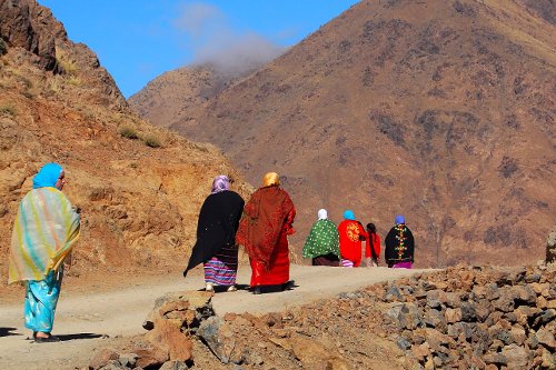 当地妇女Kasbah du Toubkal