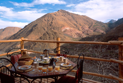 Kasbah du Toubkal view