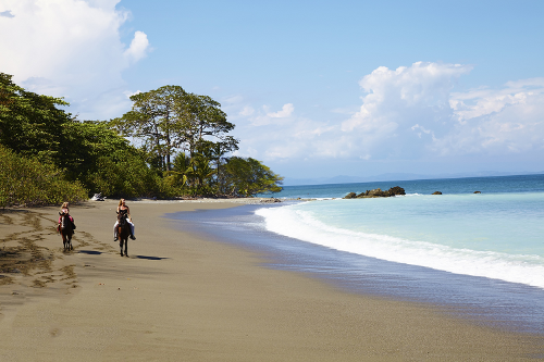  Horse ride on the beach 