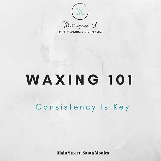 Getting waxed consistently every 4-6 weeks is the secret to less pain and better results. Stick with it throughout all seasons, not just the summer months. #tuesdaytip #waxing101 #honeywaxing #naturalbeauty #marynnb #brazilianwax #hairfree #mainstree