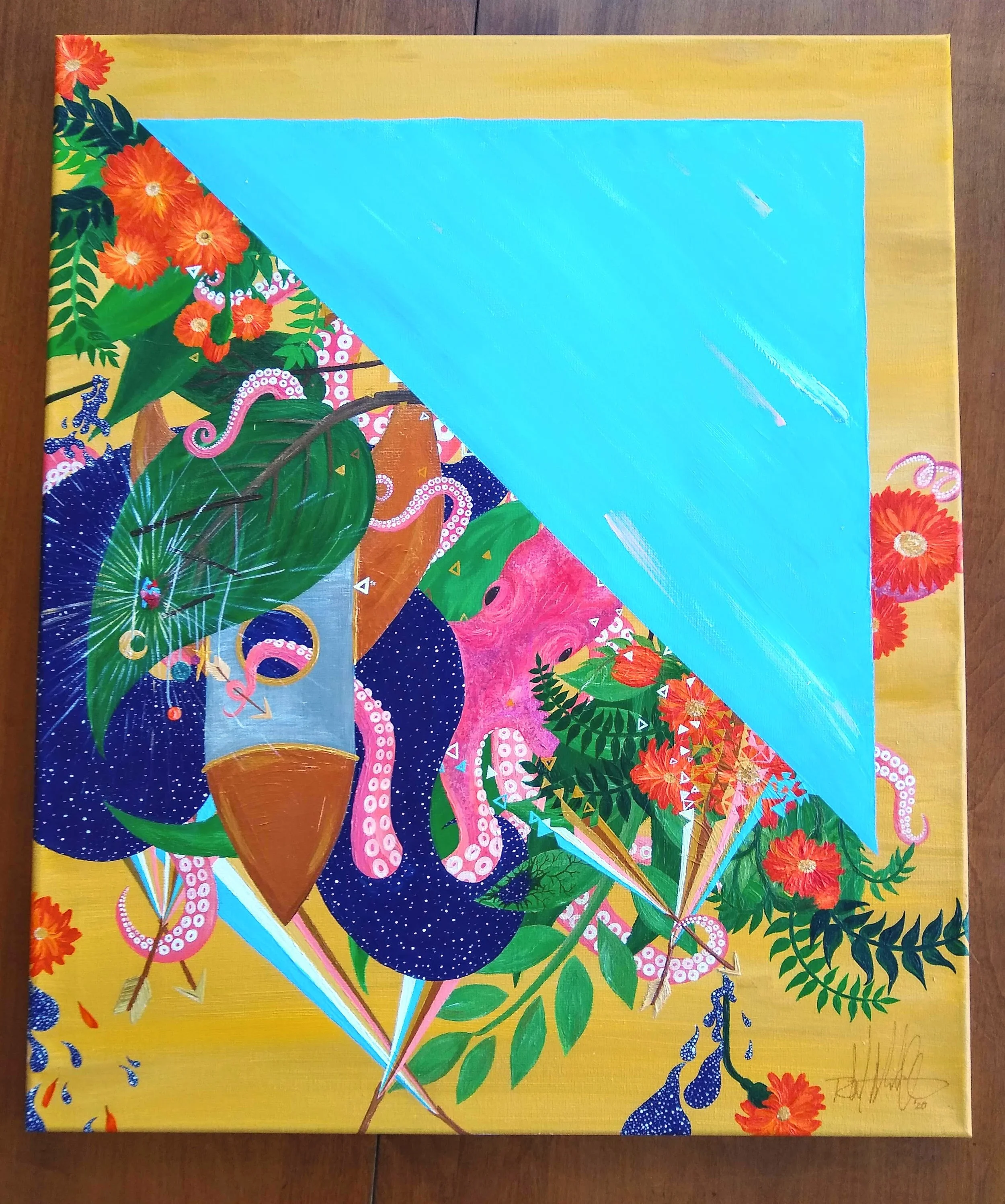  acrylic on canvas commission 