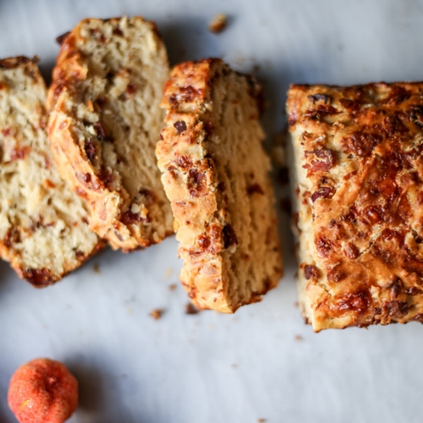 Beer Bread With Bacon and Cheddar