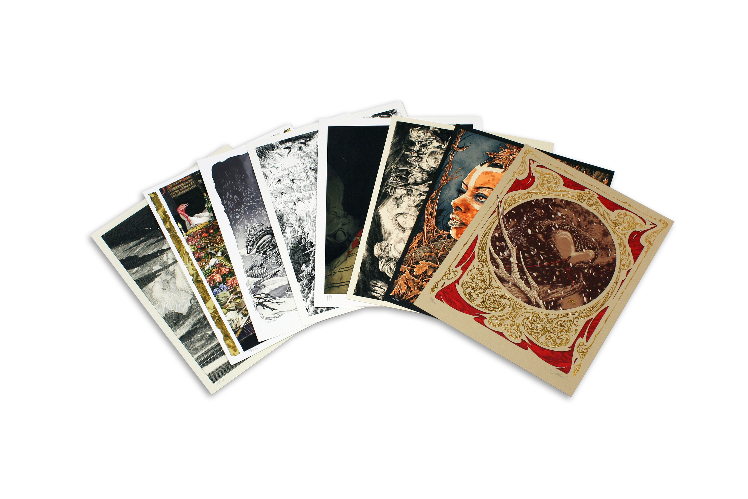 The VACVVM Portfolio 1. Limited edition portfolio containing 8 individual art prints, representing each member of the collective.
