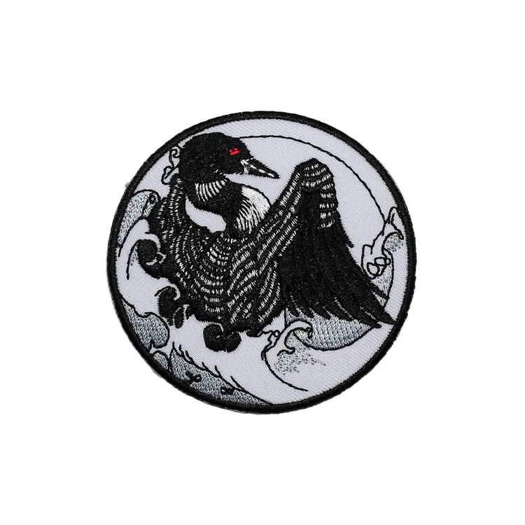 Minnesota Loon Embroidered Patch by Vanessa Foley.