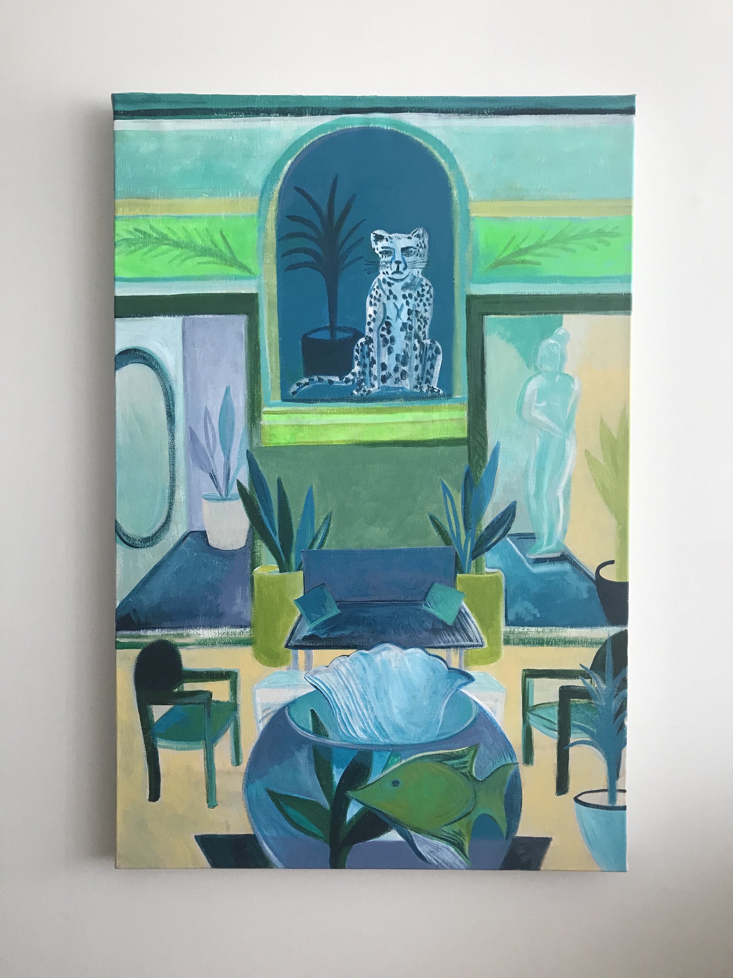 Interior Scene (Tropical Greens) (2021)