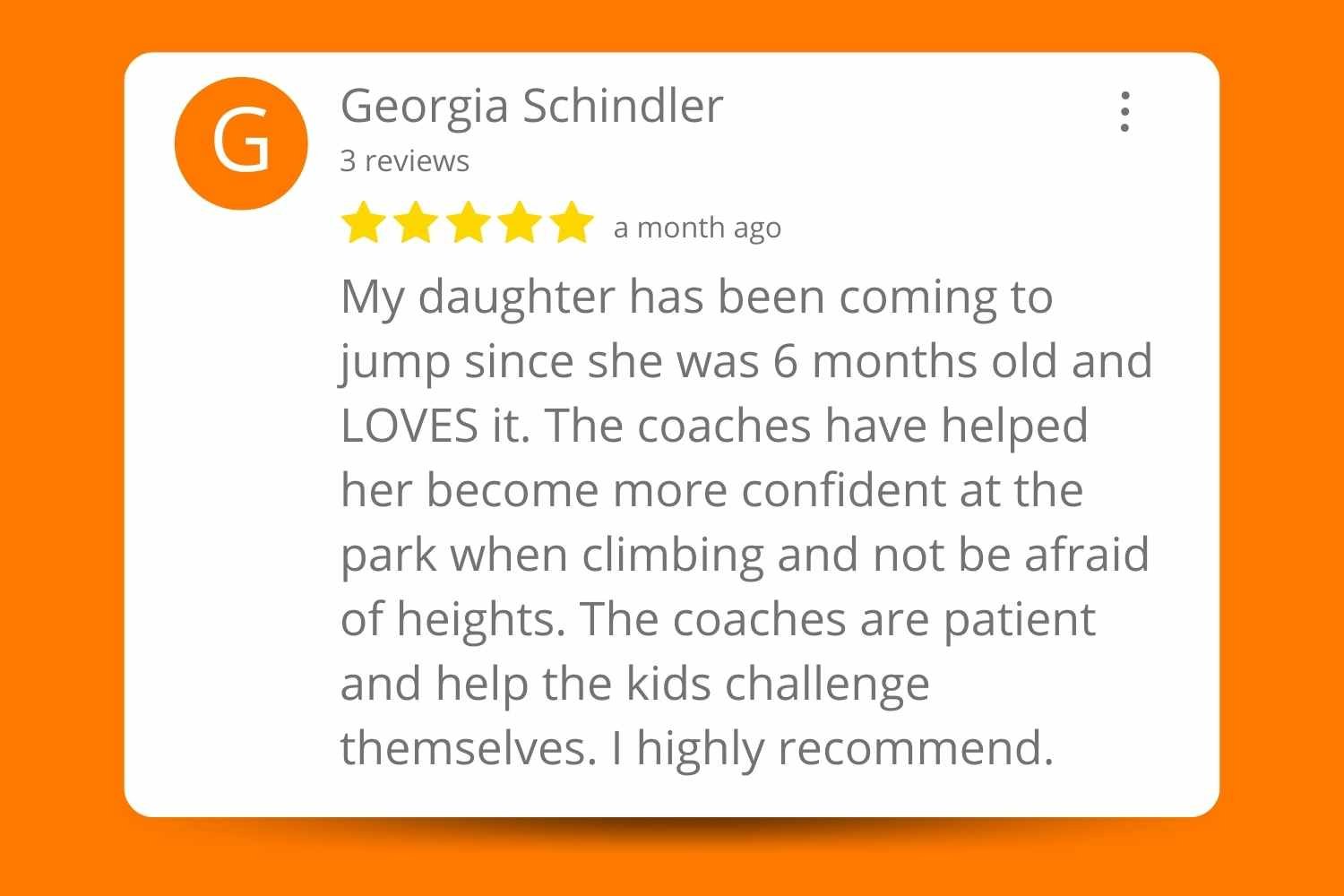 My daughter has been coming to jump since she was 6 months old and LOVES it. The coaches have helped her become more confident at the park when climbing and not be afraid of heights. The coaches are patient and help  (13).jpg