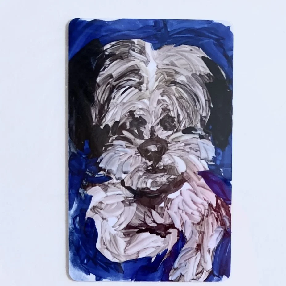 Dog Stare-original handmade painting Italy Challenge 2026 #19