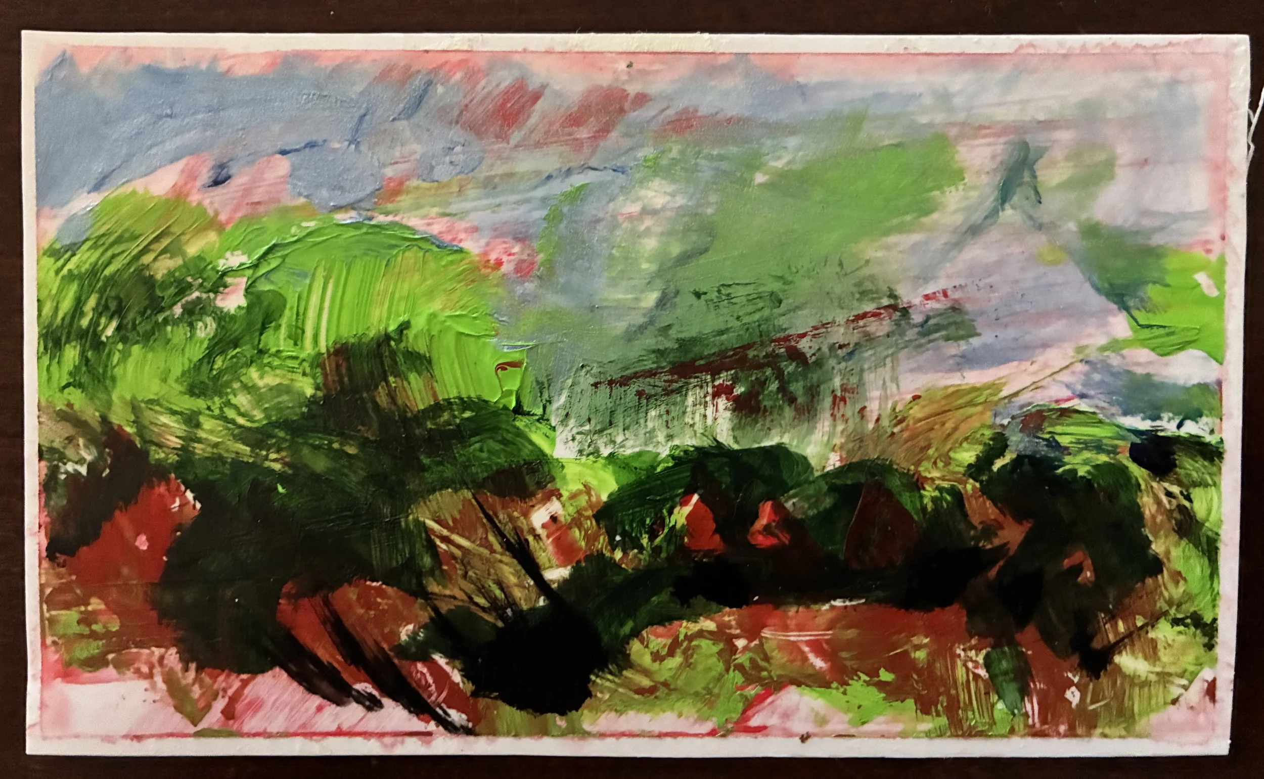 Gathering for the dance - Tropic Landscape #5